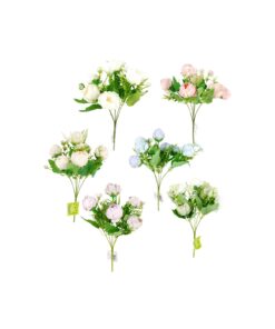 Camellia Bouquet 28cm 5 Branch Assorted