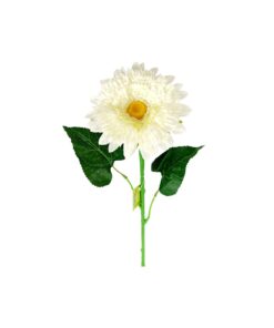 White Single Gerbera 73cm
