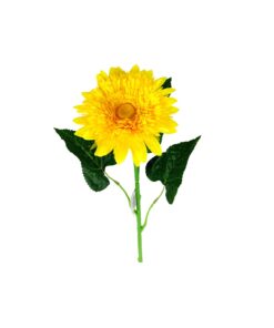 Yellow Single Gerbera 73cm