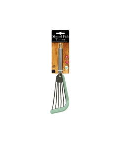 Slotted Fish Turner With Silicone Edge