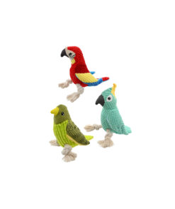 Pet Plush Squeaky Bird Toys Assorted