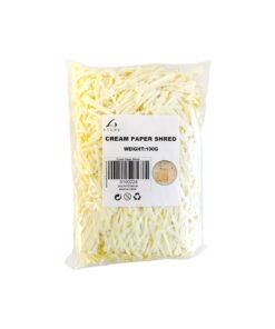 Creamwhite Paper Shreds 100g