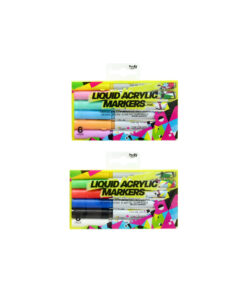 Liquid Acrylic Marker Assorted 6pk