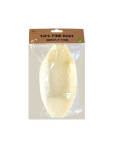 Pine Boat 21.5x11cm 16pc