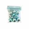 Blue Mini Disco Ball Decoration 12pc