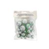 Silver Glitter Balls 20pc