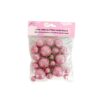 Pink Glitter Balls 20pc