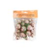 Rose Gold Glitter Balls 20pc