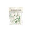 White Glitter Balls 20pc