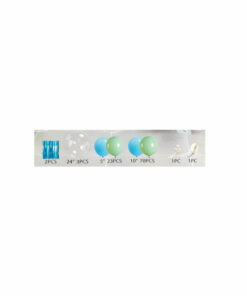 Blue Mint Green Balloon Garland Kit 100pc
