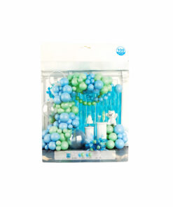 Blue Mint Green Balloon Garland Kit 100pc