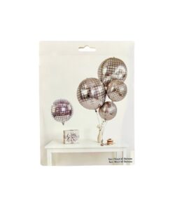 Disco Foil Balloons 5pc