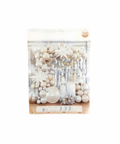 Pearl White Balloon Garland Kit 100pc