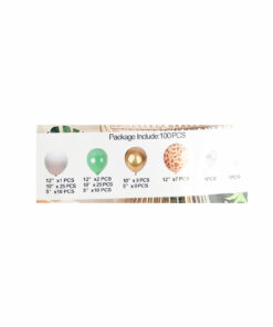 Mint Green Gold Balloon Garland Kit 100pc