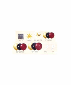 Burgundy Gold Black Balloon Garland Kit 100pc