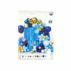 Royal Blue Gold Balloon Garland Kit 100pc