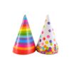 Rainbow Party Paper Hat 15cm 10pc