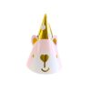 Pink Baby Bear Paper Hat 15cm 10pc