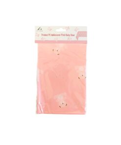 Pink Baby Bear PE Tablecover 132x182cm 1pc