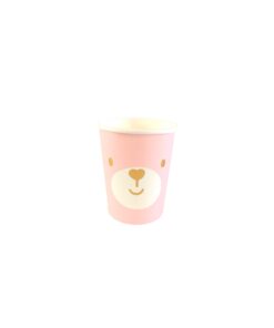 Pink Baby Bear DIY Paper Cup 9oz 20pc