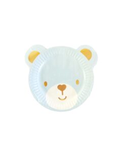 Blue Baby Bear Paper Plate 7in 12pc