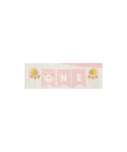 Alternative view of Pink Baby Bear ONE Garland 18 x 100cm