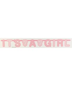 Alternative view of Pink It is a Girl Letter Banner 2m