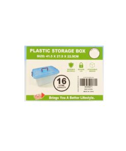 Plastic Storage Box 41.5x27.5x22.5cm 16L - Image 3