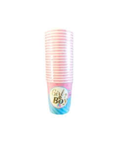 Alternative view of Gender Reveal Paper Cup 9oz 20pc