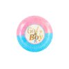 Gender Reveal Paper Plate 7in 12pc