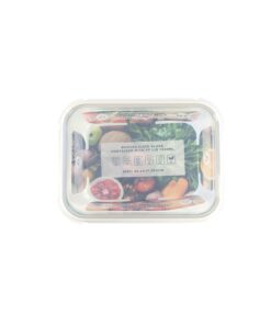 Rectangle Borosilicate Glass Container 1500ml