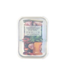Partition Rectangle Borosilicate Glass Container 1500ml