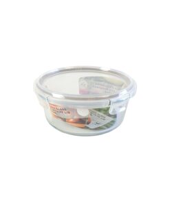 Round Borosilicate Glass Container 950ml