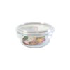 Round Borosilicate Glass Container 620ml