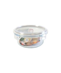 Round Borosilicate Glass Container 620ml