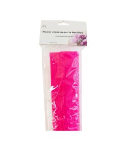 Hot Pink Flower Crepe Paper 1x2.5m