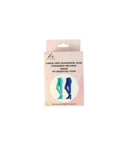 Light Blue Royal Blue Stockings Child M