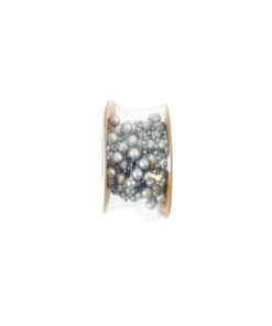 Silver Pearl Beaded Trim String 10m