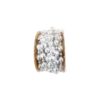 Silver Pearl Beaded Trim String 3m