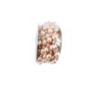Rose Gold Pearl Beaded Trim String 3m