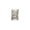 Silver Heart-shaped Pearl Beaded Trim String 10m