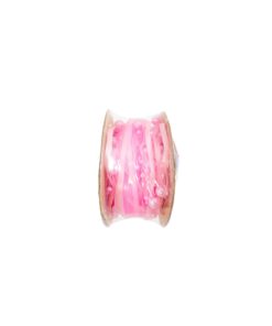 Pink Pearl Beaded Trim String Ribbon 4.5m
