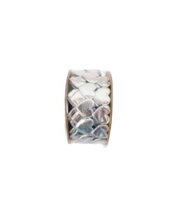 Silver Heart-Shaped Trim String Ribbon 9.1m