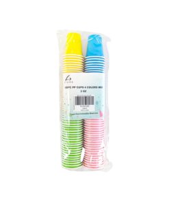 4 Colors Mix PP Cups 2oz 100pc