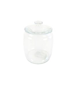 Glass Storage Jar with Glass Lid 3900ml 18.7 x 18.7 x 23.6cm