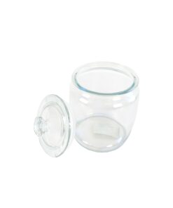 Glass Storage Jar with Glass Lid 3900ml 18.7 x 18.7 x 23.6cm