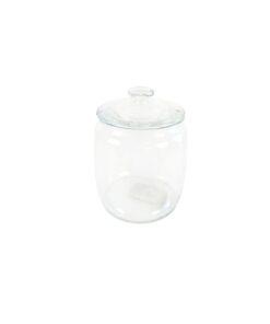 Glass Storage Jar with Glass Lid 2100ml 15.5 x 15.5 x 19.8cm