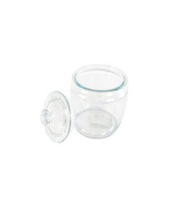 Glass Storage Jar with Glass Lid 2100ml 15.5 x 15.5 x 19.8cm