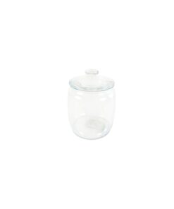Glass Storage Jar with Glass Lid 1500ml 14 x 14 x 18.1cm