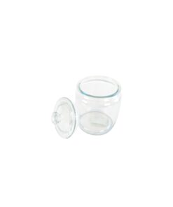 Glass Storage Jar with Glass Lid 1500ml 14 x 14 x 18.1cm